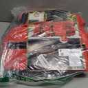 ZOBER 600D Oxford Fabric Large Rolling Christmas Tree Storage Bag - Fits 9 Ft Artificial Trees - Waterproof Christmas Tree Bag For Storage Box For Xmas, Durable Handles and Wheels - Card Slot - Red