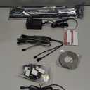 Litever LED Safe Lighting Kit. Door Control Activated. 6 pcs Slim 12 inch Light Bars. Linkable Extendable Plug-in for Safe, Closet, Showcase, in-Cabinet Under Counter Pantry. Daylight 5000K