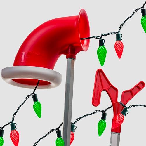 ELF | Easy Light Feeder | No Ladder Holiday Light Hanger Kit | Safely and Quickly Decorate Tall Trees with Holiday Lights (Pole Not Included)