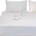 Waterproof RV Short Queen Mattress Protector for 60x75 Camper Bed Soft Soft Bamboo Viscose Terry Matressprotector Quiet Breathable Fitted Matress Cover (White)