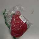 Poen Christmas Stockings with Initials 18 Inches Large Red Knit Monogram Stocking Embroidered Christmas Stockings Gold Letter Christmas Stocking for Family Holiday Xmas Gift, Red and White (Letter J)