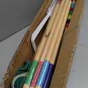 ApudArmis 32In Six Player Croquet Set with Deluxe Premiun Pine Wooden Mallets,Colored Ball,Wickets,Stakes - Lawn Backyard Game Set for Adults/Teens/Family (Large Carry Bag Including), 32'' Regulation