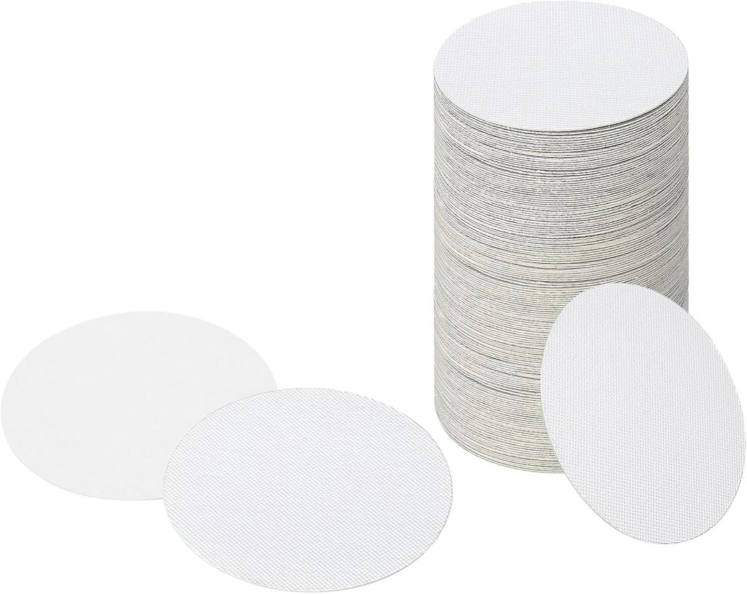 PATIKIL 89mm/3.5" Aluminum Foil Cap Liner, 300 Pack Resistant Tamper Induction Heat Sealer Sealing Liners for Glass Bottle Jar Lid