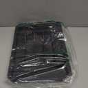 Extra Large Expandable Silverware Organizer, BPA-Free Food-Safe Cutlery Flatware Organizer, Kitchen Utensil Drawer Organizer, Adjustable Silverware Holder for Spoons Forks Knives, Black