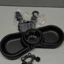 Stroller Snack Tray, Stroller Snack Tray, Multifunctional Stroller Cup Holder, Snack Drink Organizer, Flexible Cup Holder with Tray Stroller Accessories, Snack Tray for Most Baby Strollers