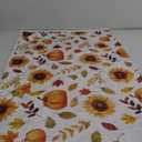 Fall Throw Blanket, Pumpkin Flannel Throw Blanket Fall Thanksgiving Autumn Pumpkins Soft Warm Autumn Leaves Flannel Blankets for Living Room Couch Bed Chair Dorm, 50"x60", Yellow