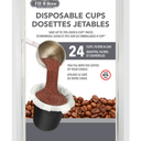 Fill & Brew Disposable Cups Dosettes Jetables 24Cups