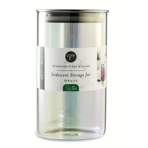 Core Iridescent Storage Jar 33.8 Oz