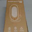 Sendowtek Portable Space Heater Indoor, Mini Electric Fan 10" Tall with 3 Mode Adjustable, Overheating/ Tip-over Protection PTC Small Ceramic Desk Heater for Office Home Use