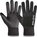 OGLOVE Waterproof Thermal Sports Gloves, Touchscreen Sensitive Field Gloves for Football, Soccer, Rugby, Mountain Biking, Cycling, Fishing and More (Adult Medium)