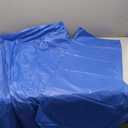 Nasitos 2 Pack Vinyl Tablecloth Rectangle 60x84 Inch-Blue Plastic Tablecloth with Flannel Backed 4Ft Table Cloth, 100% Waterproof Plastic Tablecloths for Outdoor, Baby Shower, Grad Party