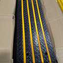 VEVOR Car Driveway Rubber Curb Ramp, 2 Pack 48.8-inch-Long Heavy Duty Low Profile Slope Ramps, 2.6 Rise, 33069 lbs Load Capacity, Reflective Safety Strips, for Vehicles, RVs, and Wheelchairs