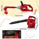 Arrowbash Toy Leaf Blower & Kids Weed Trimmer Set for Kids, Battery Powered with Sounds, 2 Pcs Gardening Toy Gift for Boys & Girls, Small