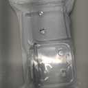 UtySty 4 Pack Shower Curtain Liner Clips Shower Splash Guard Self Adhesive Shower Curtain Clip Holder for Waterproof Fabric Shower Curtain Liner Plastic Shower Liner Clear PEVA Shower Curtain Liners