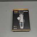 Ufree Beard Trimmer for Men, Waterproof Electric Razor for Nose, Body, Face & Mustache, Cordless Hair Clippers Shavers Grooming Kit, Valentines Day Gifts for Men Husband Father (Silver)