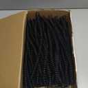 Binditek 100 Pack Plastic Spiral Binding Coils, 8mm(5/16"), 40 Sheet Capacity, 4:1 Pitch, Black, 48Loops, for Letter Size, for Students and Coworkers