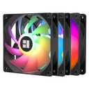 Thermalright TL-C12C-S X3 CPU Fan,120mm 4pin PWM Silent Computer Case Cooler Fan, with S-FDB Bearing Included, up to 1500RPM PC Cooling,ARGB3 Quantities