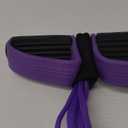 Multifunction Tension Rope, 6-Tube Elastic Yoga Pedal Puller Resistance Band, Natural Latex Tension Rope Fitness Equipment, for Abdomen/Waist/Arm/Leg Stretching Slimming Training (Purple)
