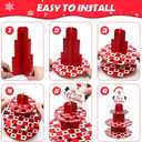 LOKIPA Christmas Money Holders for Cash, Santa Claus Money Box Christmas Cash Holder for Xmas Money Gifts