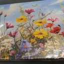 Flower Wall Art for Bedroom Teen Girl Colorful Artwork for Wall 40"L x 20"W