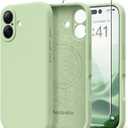 Magnetic for iPhone 17 Case, Compatible with MagSafe, [Full Camera Protection][Screen Protector] Silicone Shockproof Protective Phone Case for iPhone 17 6.3", Matcha
