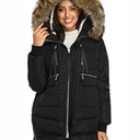 Women's Winter Thickened Down Jackets Long Down Coats Warm Parka with Hood (Army Green)
