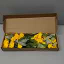 20 PCS Fake Silk Sunflowers Artificial Flower with Stems for Home Wedding Party Centerpieces Decoration Bridal Bouquets Tables Floral Arrangements Wreath DIY Art Crafts Decor (Yellow)