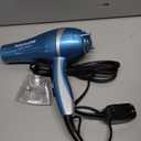 BaBylissPRO Nano Titanium Travel Hair Dryer, 1000 Watt Professional Blow Dryer with Concentrator Nozzle, Foldable Handle, Dual Voltage