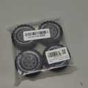 LRFHL 12mm Hex RC Wheels and Tires Pre-Glued Wheel Tire Set Compatible with MJX Hyper Go 14301 14302 14303, Arrma Mojave Grom, Tamiya Kyosho HPI Traxxas 1/14 1/16 1/18 RC On/Off-Road Racing Car (4PCS)