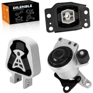 Engine Motor Mount & Trans Mount Replacement for 2013 2014 2015 2016 2017 Ford Fusion 2.0L Turbo; 2013 2014 2015 2016 Lincoln MKZ 2.0L Turbo, Engine Mount Set of 3 Replaces OE# A5606 DP5Z6068A