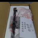 MELUCEE LED Bathroom Vanity Light Black 3-Light 22 Inches Acrylic Modern LED Vanity Light Acrylic Bathroom Lighting Fixtures Over Mirror Dimmable Wall Mount Light 18W Warm Light 3000K