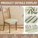 Dining Room Chair Covers,Soft Removable Washable,Dining Room Chair Covers Set of 6,Printed,Floral Pattern,Pet Friendly Furniture Protector Seat Cover,Universal Fit for Hotel