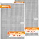 BPS1FA36 Aluminum Range Hood Filter 2 Pack 11-3/4" X 17-1/4" X 3/8" Fit for Broan NuTone Allure Sears 36" WS1, WS2, QS1, 5260-36" Series Hood Grease Range Hood Filter by Beaquicy