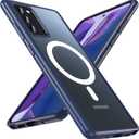 OWKEY Case for Samsung Galaxy Note 20,Magnetic Galaxy Note 20 Phone Case [Compatible with MagSafe] Anti-Fingerprint Translucent Matte Shockproof Protective Case for Samsung Note 20 (Blue)