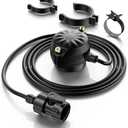 for Shark FlexBreeze Fan Instacool Hose Attachment Compatible with Flex Breeze Misting Fan FA20XMIST FA222 FA202 —Lower Temperature and Double Reinforcement Design (Double Clasp and Velcro)