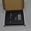 Solar Charge Controller with Flush Mount Design, 6 Stage Charging with LCD Display 12V/24V Auto PWM Controller 40A for LiFePO4, AGM, Gel, Flooded and Lithium Battery, 40A Flush Mount