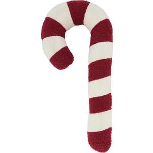 SARO LIFESTYLE Sweet Dreams Candy Cane Poly Filled Throw Pillow (9"x16")