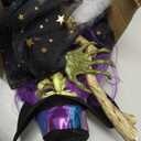 Halloween Decorations, 1.4 ft. Animated Witches with Light Cauldron Decoration, Touch and Sound Activated, Haunted House Witch Props for Indoor, Outdoor, Halloween Party Supplies