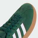 adidas Mens Vl Court 3.0 Sneakers Shoes Casual - Blue, White (6, Dark Green/White/Collegiate Burgundy)
