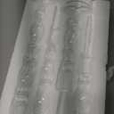 Hewory Glass Candle Holder Set: 4PCS Clear Glass Candlestick Holders Vintage Taper Candle Holders for Candlesticks, Unique Candle Sticks Holder Decor for Table Dinner Festival Events Decorations, Clear