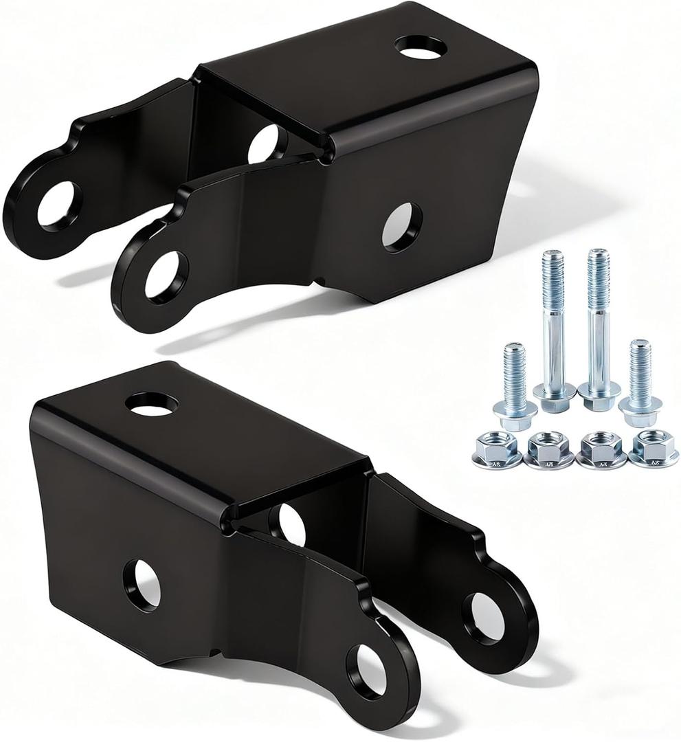Rear Shock Extender for Lowered Drop Trucks Compatible with Chevy Silverado C10 1973-1987, Chevy K5 Blazer 1973-1987, GMC C10 Sierra C15 1973-1987, GMC Jimmy 1973-1987 - 2WD ONLY -