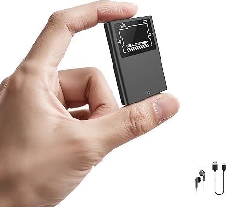 72GB Magnetic Voice Activated Recording Device  BUKUCCETA (18800 Hour) Digital Voice Recorder with AI Noise Reduction, Portable Audio Recorder for Lectures, Meetings, and Interviews