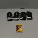 QUMY Dog Shoes for Large Dogs, Medium Dog Boots & Paw Protectors for Winter Snowy Day, Summer Hot Pavement, Water-Resistant in Rainy Weather, Outdoor Walking, Indoor Hardfloors Skid-Resistant Sole (Size 6: 2.6''x3.0''(W*L) (Pack of 4))