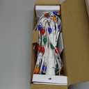 TURNMEON 2 Pack Prelit Lighted Birches Tabletop Christmas Tree with 48 Multicolor Lights, Mini Small Christmas Tree Battery Operated, Adjustable Branches, Home Xmas Indoor Table Decor 18 Inch