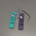 2-Pack Remote Cover for Streaming Stick 4K, 3rd Gen, HD TV Remote Controls, Anti-Slip Silicone Protective Case with Lanyard, GITD, Glowing Green + Glow Purple