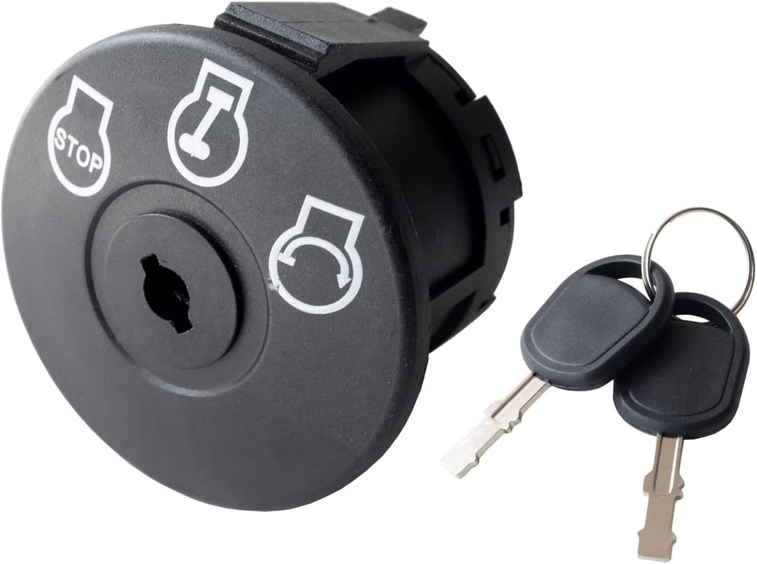Lawn Mower Ignition Switch with Key 5 terminals for MTD Craftsman Ariens Bad Boy Zero Turn Lawn Tractor 925-04659 725-04659 John Deer-e GY00191 Craftsman LT2000 Huskee LT4200 Ignition Switch