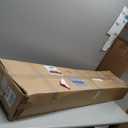 Blvornl 34.5"*47.1" Hard Material Chair Mat for High Pile Carpet and Hardwood Floor, Heavy Duty Computer Chair Mat, Frosted Clear Chair Pad for Rolling Chairs Office and Home Clear, Black