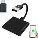 Wireless Carplay Adapter, Wired CarPlay to Wireless Control Plug and Play 5.8GHz WiFi Bluetooth Auto Connect, CarPlay Adapter Cars for Car Model Years 2016 to 2025 and iPhone iOS 10+