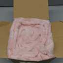 BEDELITE Valentine Day Fleece Decorative Blanket - 3D Jacquard Pink Throw Blankets for Women's Couch & Bed, Soft and Cozy Warm Plush Fluffy Blanket, Cute Birthday Gift for Women, 50x60 Inches