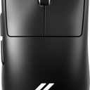 MCHOSE A7 V2 Ultra Wireless Gaming Mouse, 59g Ultra-Lightweight with PAW3950TI Custom Sensor up to 42K DPI, Wired/Wireless Dual 8K Polling Rate, 130 Hour Battery Life & Tri-Mode Connectivity - Black